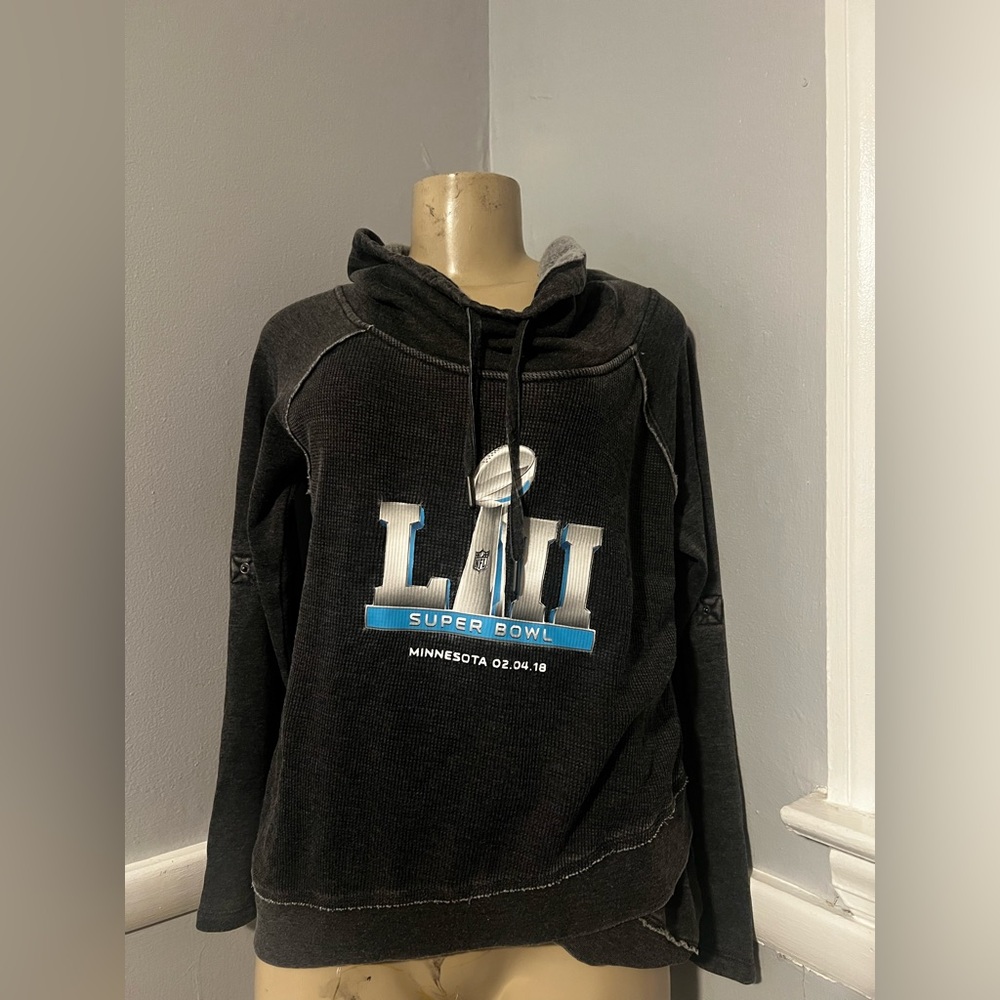 Touch by Alyssa Milano Black Super Bowl LII Hoodie - Picture 1 of 3